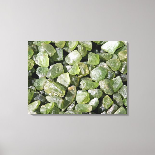 Olivine variety of Peridot Canvas Print (Front)