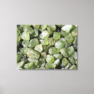 Olivine variety of Peridot Canvas Print