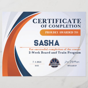 OLK9 Certificate #6