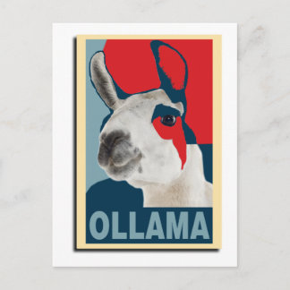 Ollama Obama - Postcard