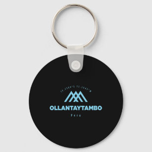 Ollantaytambo Mountain Vacation Skiing Peru Keychain