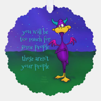 Ollie, fiche ornement papier