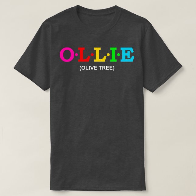 Ollie Olive Tree T-Shirt (Design Front)
