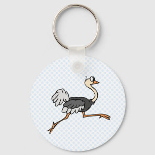 Ollie Ostrich Keychain