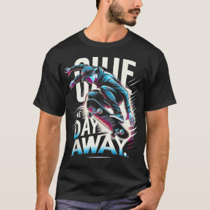 Ollie The Day Away Skateboarding Funny Graphic s T-Shirt