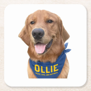 Ollie the Lucky Dog Photo Coaster