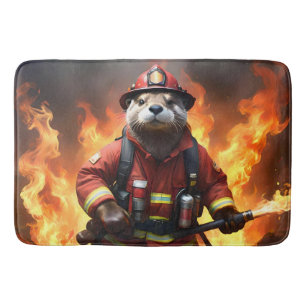 Ollie The Otter Fire Fighter, Bath Mat