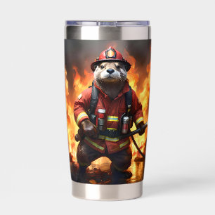Ollie The Otter Fire Fighter,  Insulated Tumbler