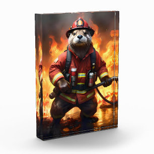 Ollie The Otter Fire Fighter, Photo Block