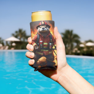 Ollie The Otter Fire Fighter, Seltzer Can Cooler