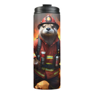 Ollie The Otter Fire Fighter,  Thermal Tumbler