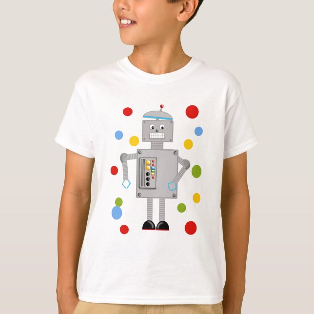 Ollie The Robot T-Shirt (Front)