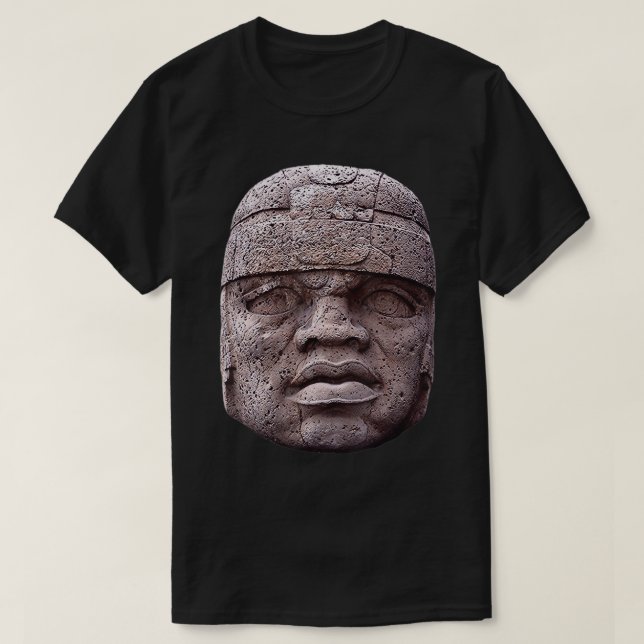 Olmec Head T-Shirt (Design Front)