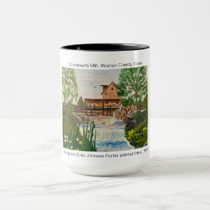 Olmstead's Mill, Warren County, IL c. 1983 MEJP Mug