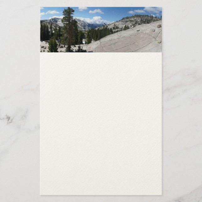 Olmsted Point III in Yosemite National Park Stationery (Front)