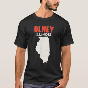 Olney and Lake Villa Illinois USA State America Tr T-Shirt