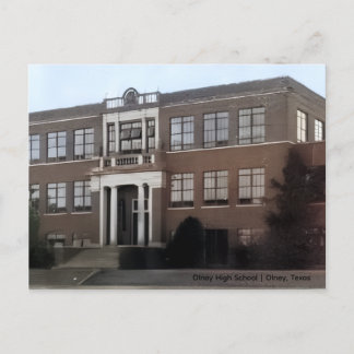 Olney High School  Postcard