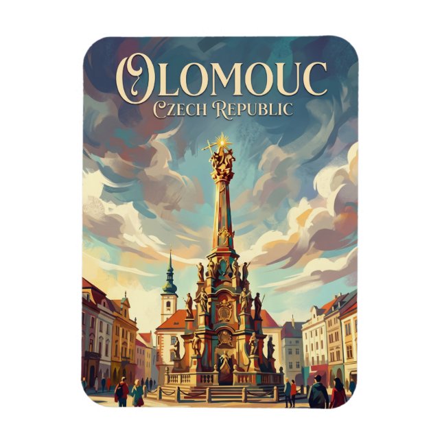Olomouc Czech Republic Magnet (Vertical)