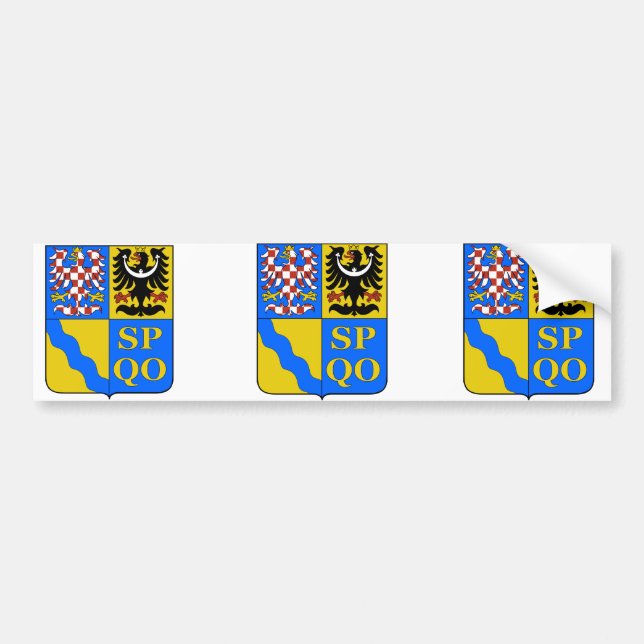 Olomouc Region, Czech Bumper Sticker (Front)