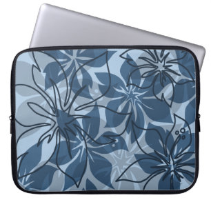 Olowalu Hibiscus Hawaiian Neoprene Wetsuit Laptop Sleeve