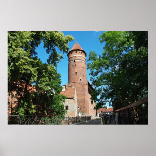 Olsztyn Château médiéval gothique II - affiche