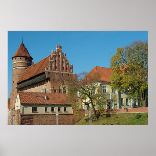 Olsztyn Château médiéval gothique III - Poster