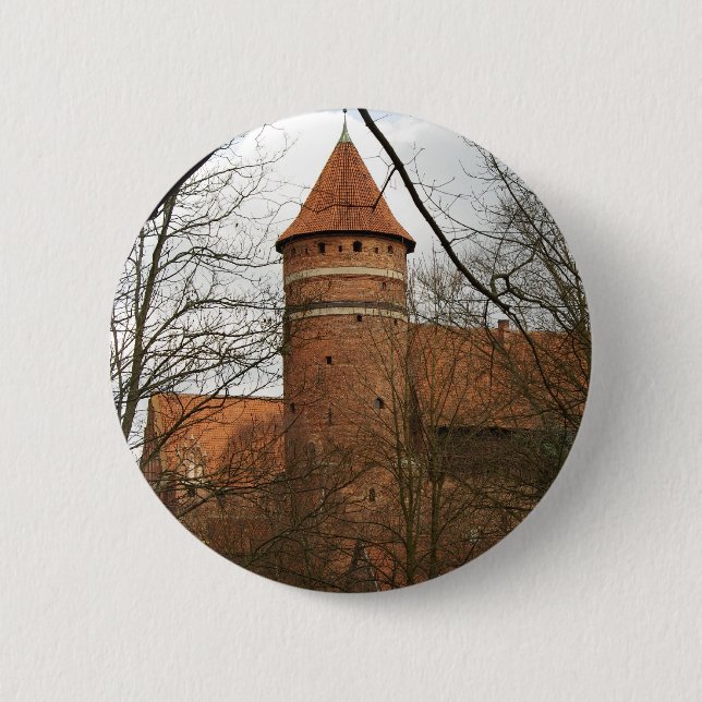 Olsztyn Medieval Gothic Castle - button (Front)