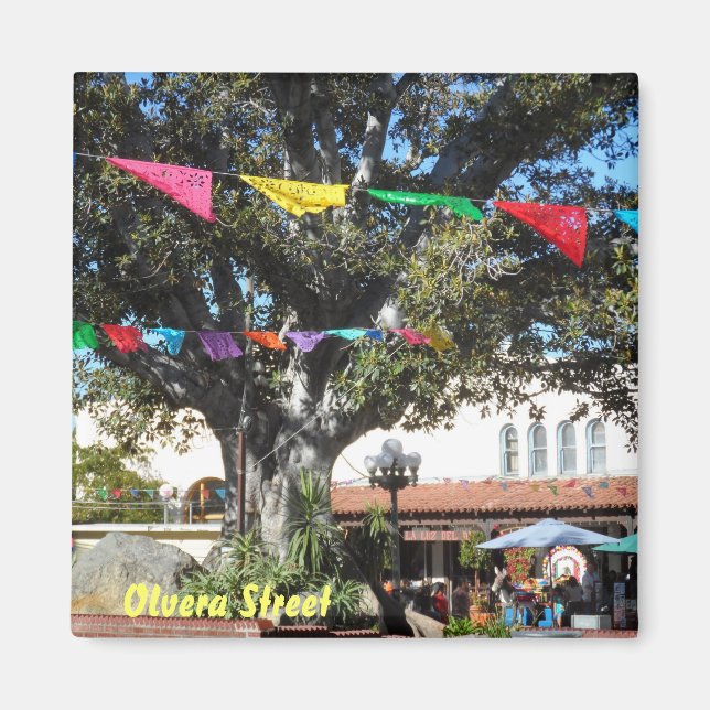 Olvera Street- Los Angeles Magnet (Front)