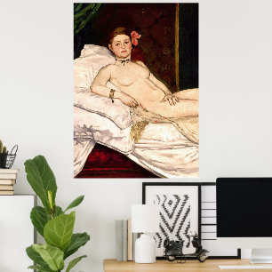 Olympia by Edouard Manet  Poster