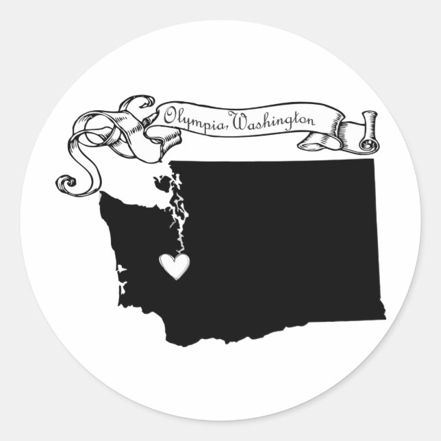 Olympia Classic Round Sticker (Front)
