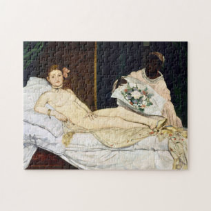 Olympia, Edouard Manet, 1863 Jigsaw Puzzle
