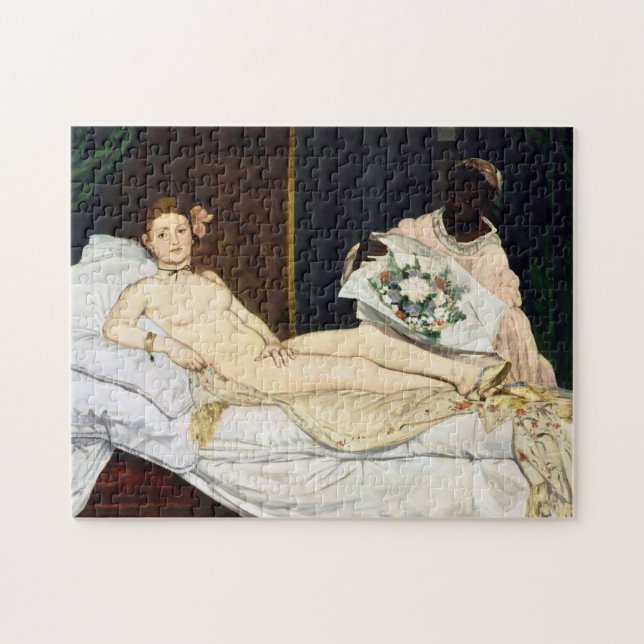 Olympia, Edouard Manet, 1863 Jigsaw Puzzle (Horizontal)