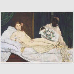Olympia, Edouard Manet, 1863 Tissue Paper