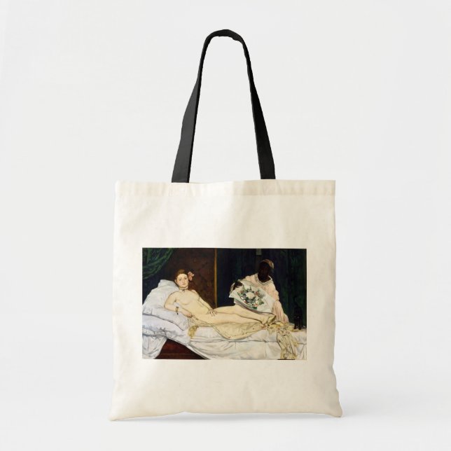 Olympia, Edouard Manet, 1863 Tote Bag (Front)