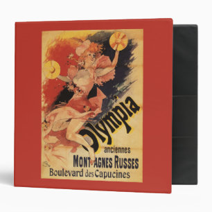 Olympia Nightclub Girl Crashing Cymbals Binder