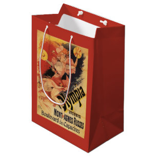 Olympia Nightclub Girl Crashing Cymbals Medium Gift Bag