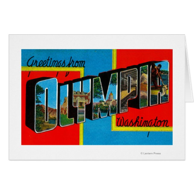 Olympia, Washington - Large Letter Scenes 2 (Front Horizontal)