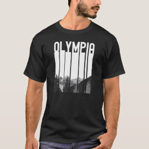 Olympia Washington Retro Wa City Vacation Outdoors T-Shirt