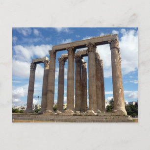 olympian zeus postcard