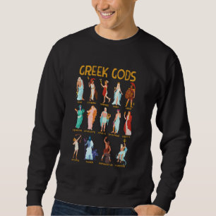 Olympians Ancient Greek Gods Greek Life Greek Myth Sweatshirt