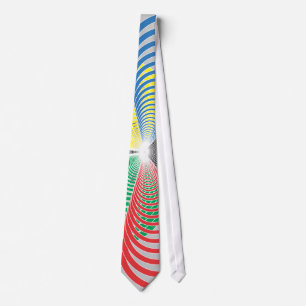 Olympic Circles Perspective Tie