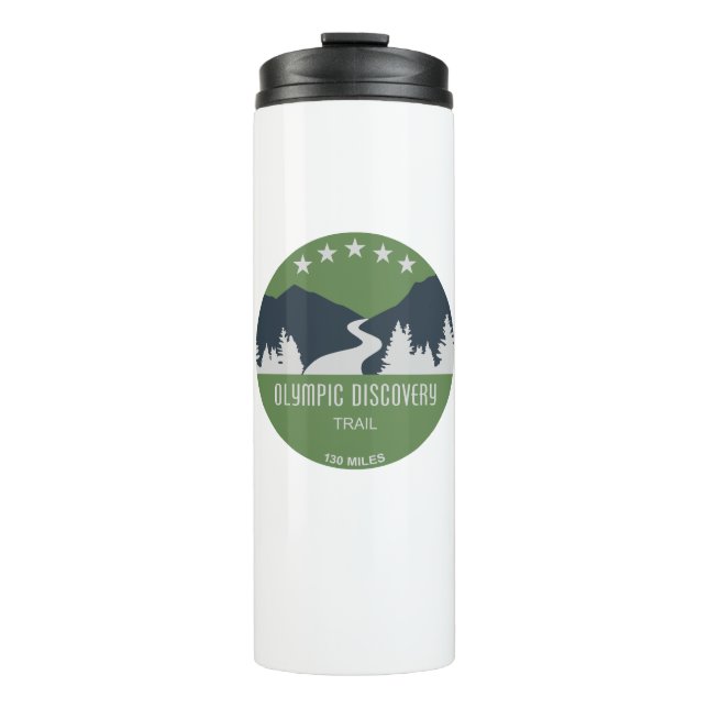 Olympic Discovery Trail Washington State Thermal Tumbler (Front)