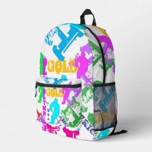 OLYMPIC HOCKEY PRINTED BACKPACK