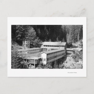 Olympic Hot Springs, WA Lodge View Photograph #1 Postcard