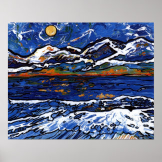 Olympic Mountains Poster