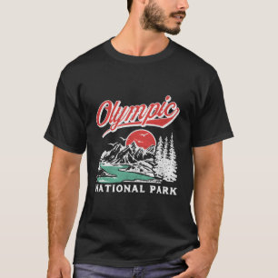 Olympic National Park 80'S Mountains T-Shirt