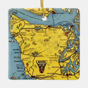 Olympic National Park  Ceramic Ornament