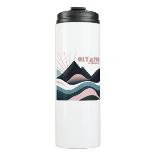 Olympic National Park Coloured Hills Thermal Tumbler