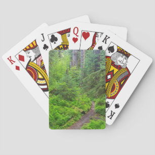 Olympic National Park, Forest trail Playing Cards