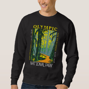 Olympic National Park Hoh Rainforest Distressed Sweatshirt